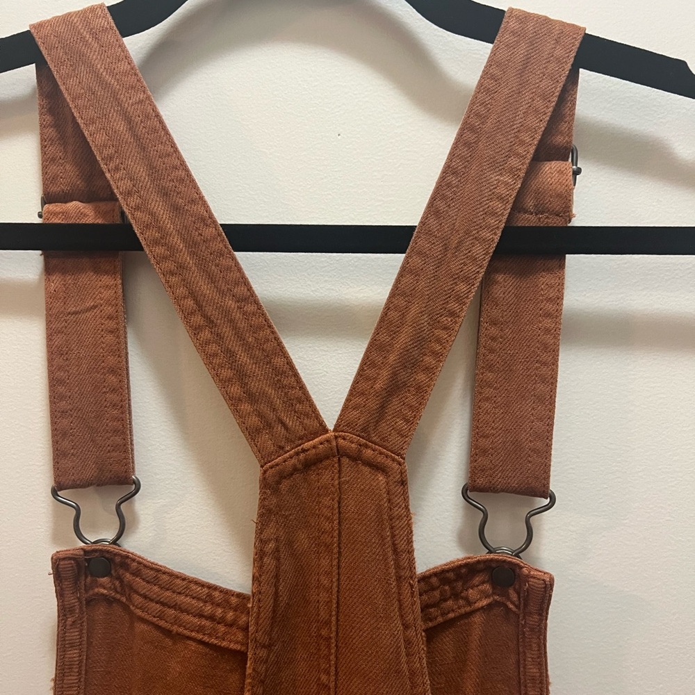 American Eagle Orange Overalls - Picture 6 of 9